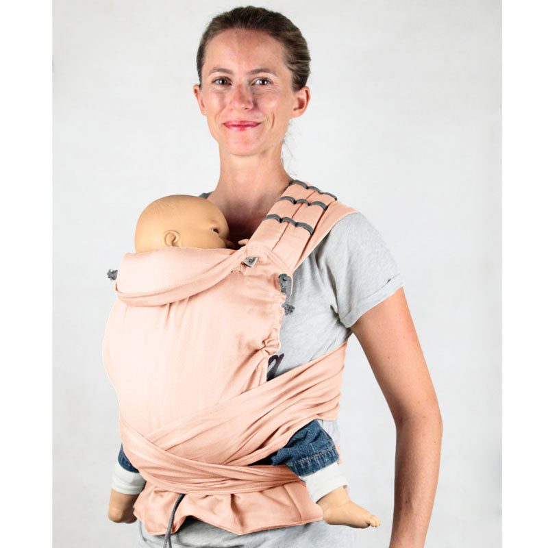Porte-bébé Mid-Taï+, Abricot, coton bio