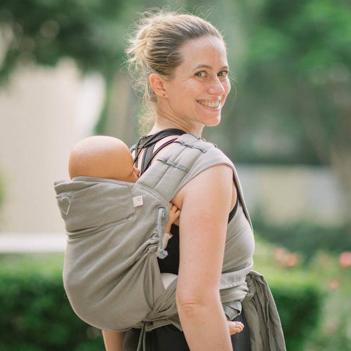 Porte-bébé Mid-Taï+, Dune, coton bio