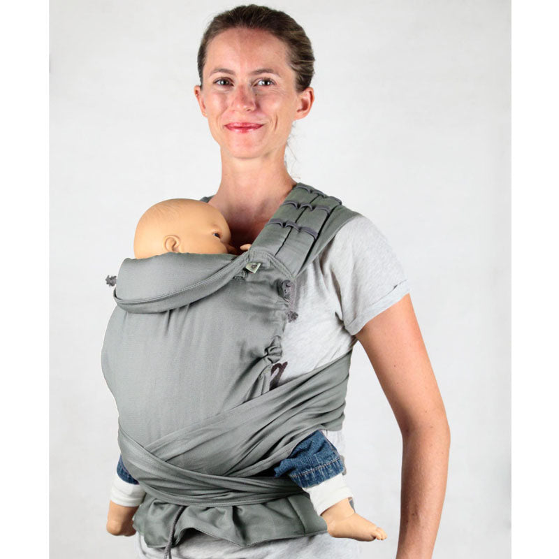 Porte-bébé Mid-Taï+, Titane, coton bio