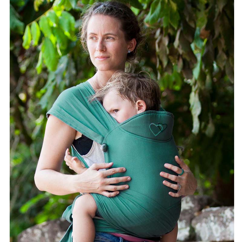 Porte-bébé Mid-Taï, Matcha, coton bio
