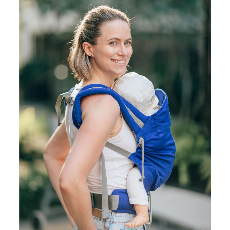 Porte-bébé préformé P4, Le Bleu, coton bio
