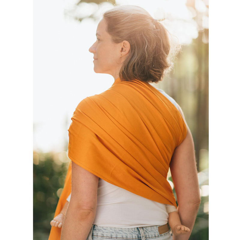 Sling Mangue, écharpe sans nœud, coton bio